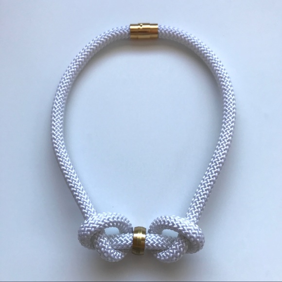 White rope necklace - Multiple ways to wear - Picture 10 of 15